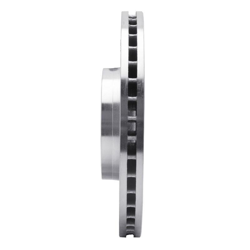 Land Rover Range Rover Evoque Brake Rotor (1) - Front Left - R1 Concepts - Drilled & Slotted - Silver - `07-`18